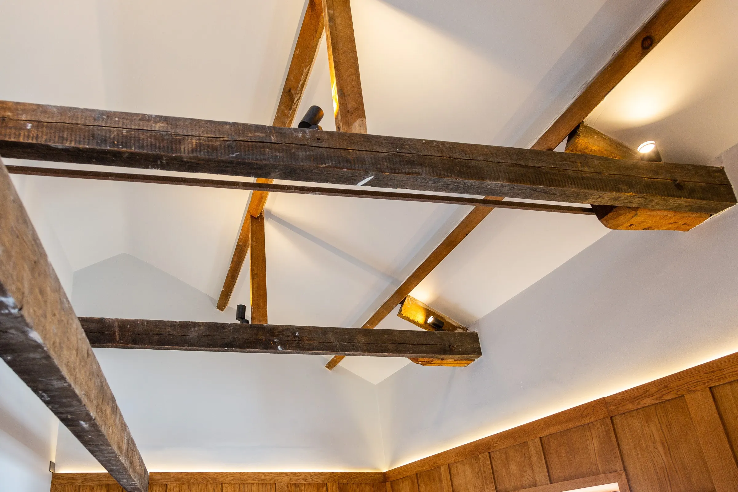 Original exposed roof beams