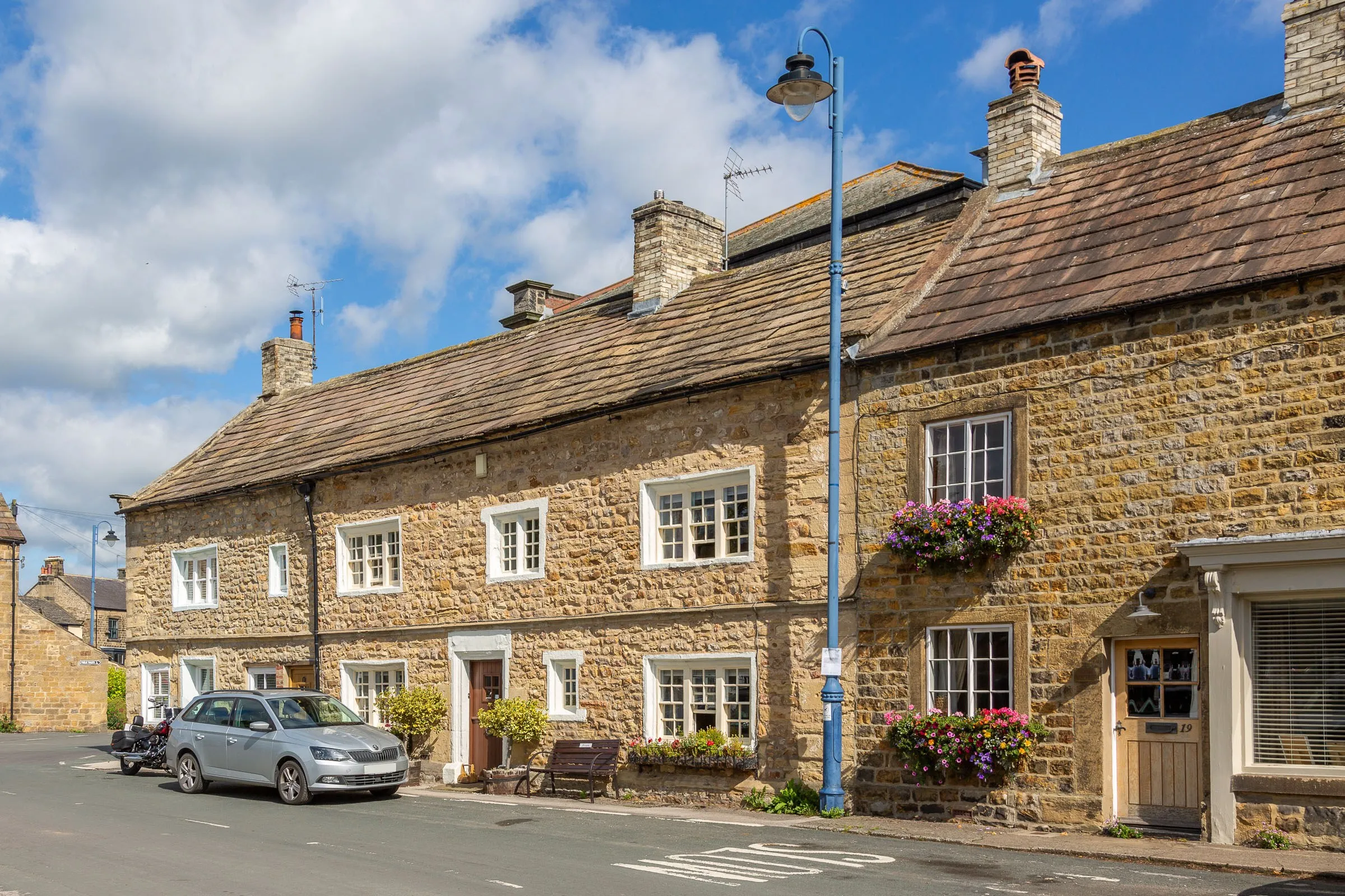 The green door of Masham Gallery